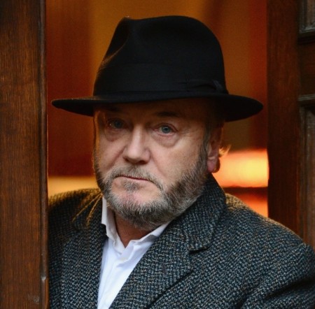 George Galloway before his Just Say Naw appearance in Edinburgh